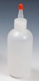 Empty ldpe Squeeze Bottle with Red-Tipped Cap (Poof Bottles)